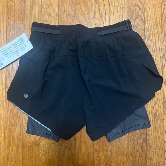 NWT Lululemon Mens Lightweight Lined Run Short 4” - Picture 2 of 5